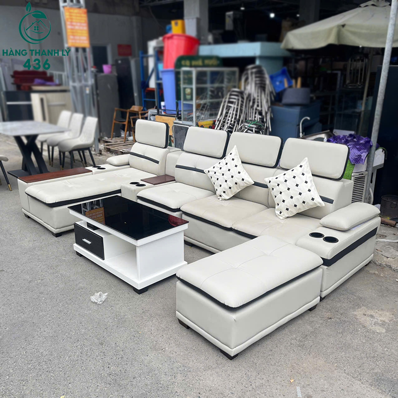 Bộ Sofa Cũ 3M3X1M8 Bọc Da Màu Kem Sang Trọng bo-sofa-cu-3m3x1m8-boc-da-mau-kem-sang-trong-3 Bộ Sofa Cũ 3M3X1M8 Bọc Da Màu Kem Sang Trọng