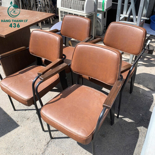 ghe cafe cu boc da nau chan sat 2