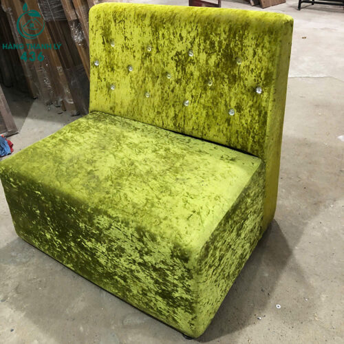 ghe sofa don cu boc nhung mau xanh com 2