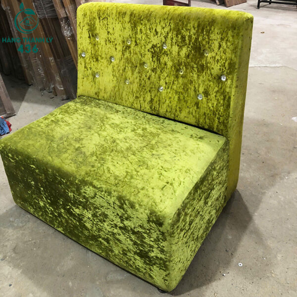 ghe sofa don cu boc nhung mau xanh com 2