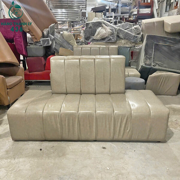 ghe sofa karaoke cu 1m8x70cm boc da mau kem dep 2