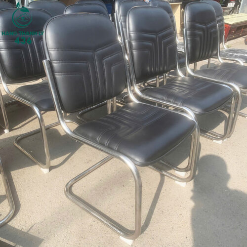 ghe van phong cu khung kim loai dem da ben 3