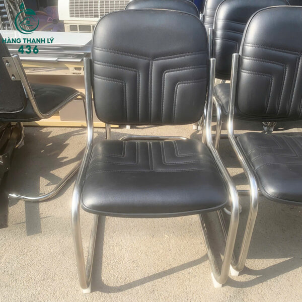 ghe van phong cu khung kim loai dem da ben 4