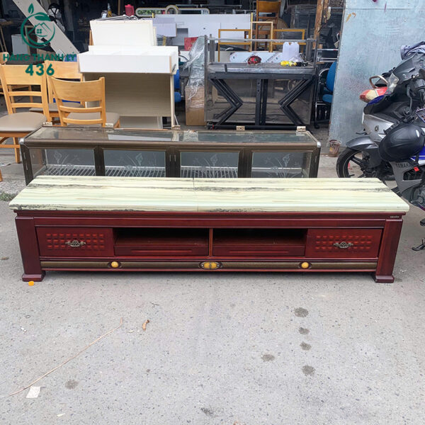 ke tivi cu 1m86x40cm mat da go mau nau 2