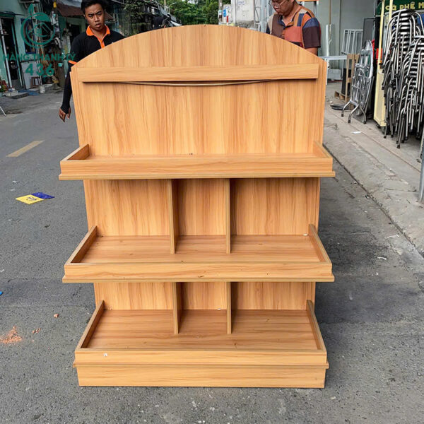 Kệ Trưng Bày Cũ 1MX32CMX1M35 Gỗ Nhiều Tầng