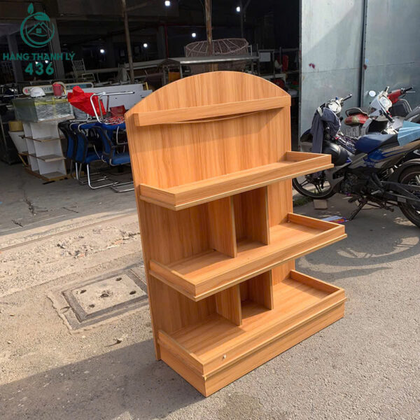 Kệ Trưng Bày Cũ 1MX32CMX1M35 Gỗ Nhiều Tầng