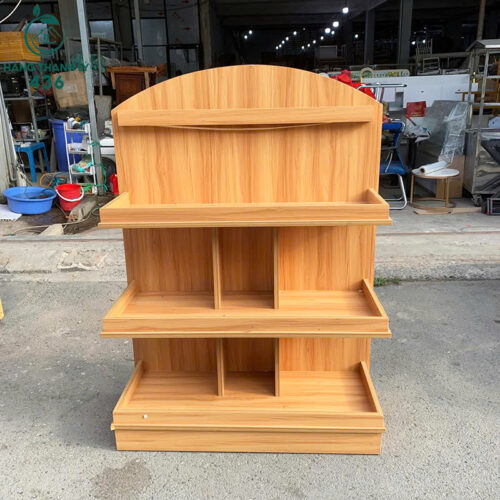 Kệ Trưng Bày Cũ 1MX32CMX1M35 Gỗ Nhiều Tầng