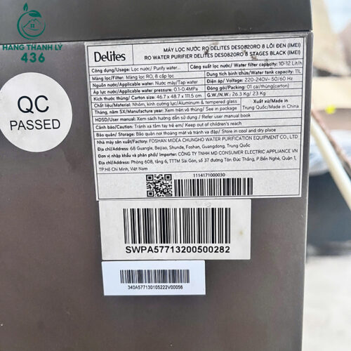 Máy Lọc Nước RO Delites Cũ 8 Lõi Tiện Dụng
