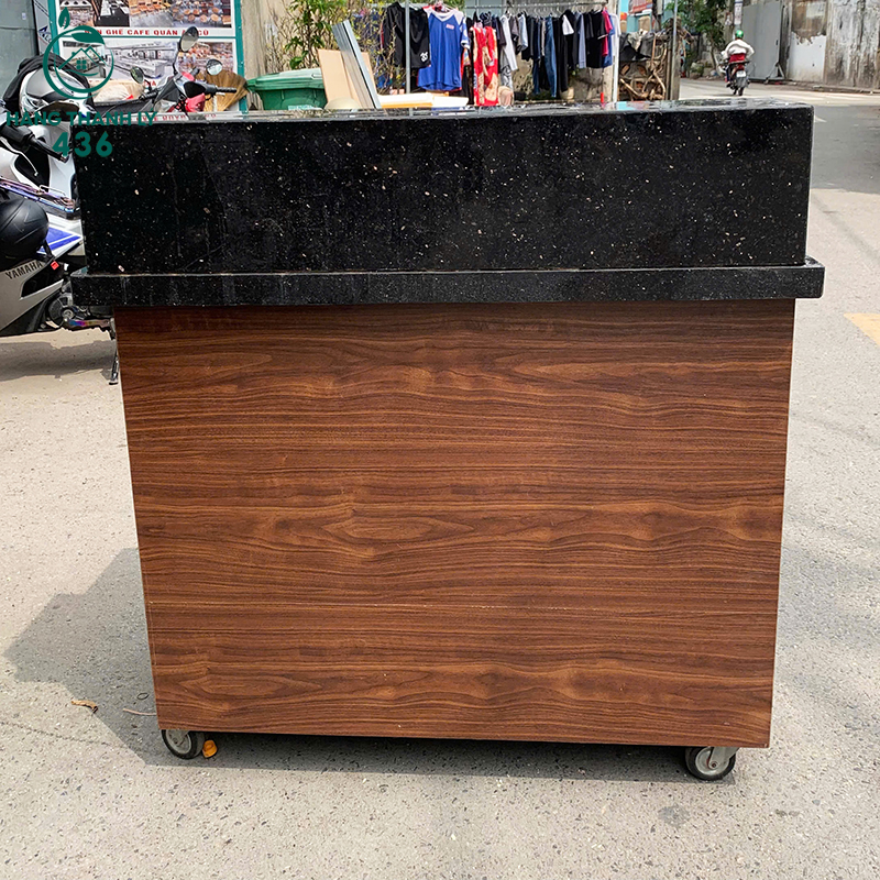 Quầy Lễ Tân Cũ 1MX55CMX1M05 Mặt Đá Gỗ Màu Nâu quay-le-tan-cu-1mx55cmx1m05-mat-da-go-mau-nau-3 Quầy Lễ Tân Cũ 1MX55CMX1M05 Mặt Đá Gỗ Màu Nâu