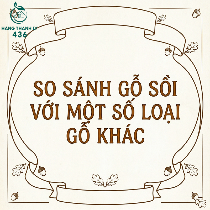 so-sanh-go-soi-voi-mot-so-loai-go-khac Gỗ Sồi Là Gỗ Gì? Ưu Nhược Điểm Và Ứng Dụng Trong Nội Thất