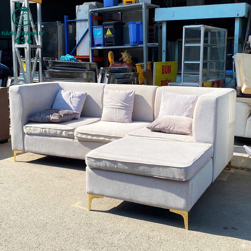 Sofa Góc Chữ L Cũ 2M25X1M65 Bọc Đệm Màu Xám sofa-goc-chu-l-cu-2m25x1m65-boc-dem-mau-xam-2 Sofa Góc Chữ L Cũ 2M25X1M65 Bọc Đệm Màu Xám