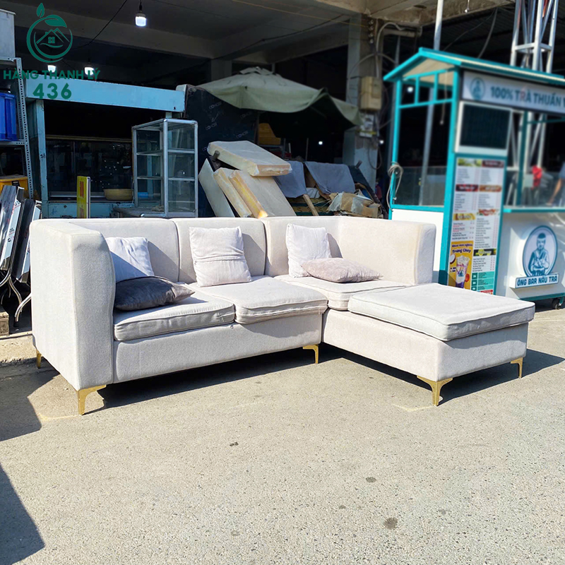 Sofa Góc Chữ L Cũ 2M25X1M65 Bọc Đệm Màu Xám sofa-goc-chu-l-cu-2m25x1m65-boc-dem-mau-xam-3 Sofa Góc Chữ L Cũ 2M25X1M65 Bọc Đệm Màu Xám