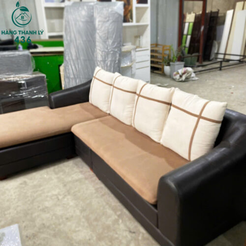 sofa goc chu l cu 2m5x1m6 boc ni mau nau kem 6
