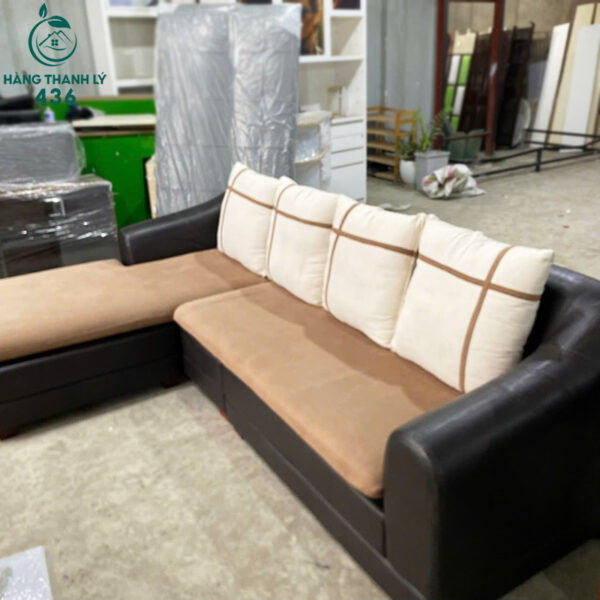sofa goc chu l cu 2m5x1m6 boc ni mau nau kem 6