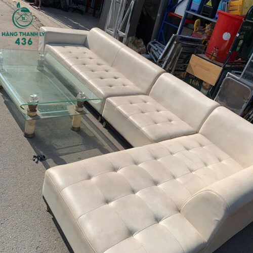 sofa goc chu l cu 2m9x2m boc da mau kem kem ban kinh 3