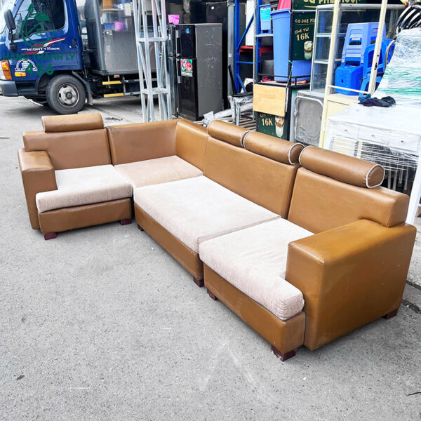 sofa goc l cu boc da nau ket hop nem vai 1
