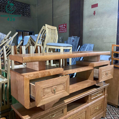 thanh-ly-ke-tivi-go-tu-nhien-1m8x40cmx65cm-moi-99-1-1-500x500 Thanh Lý Bàn Ghế Cũ, Mua Bán Đồ Nội Thất Cũ Giá Rẻ TPHCM