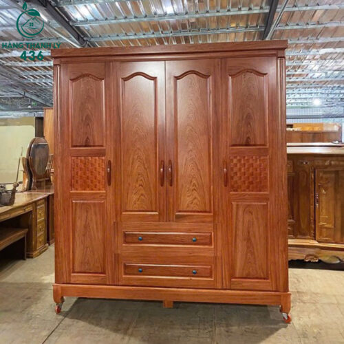 thanh ly tu quan ao go huong da 4 canh moi 99 5