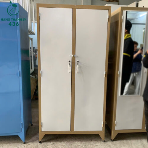 thanh ly tu quan ao sat x1m8 2 canh co guong moi 99 nhieu mau 5