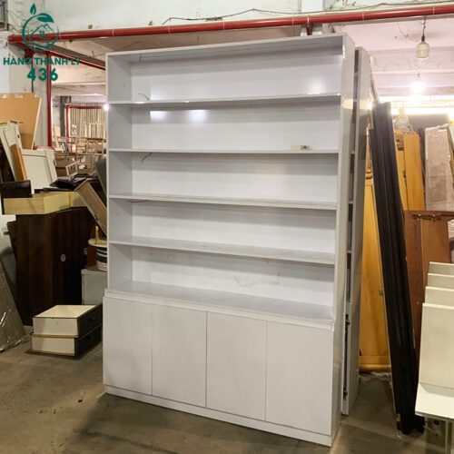 Tủ Hồ Sơ Cũ 1M5X2M Màu Trắng 5 Tầng