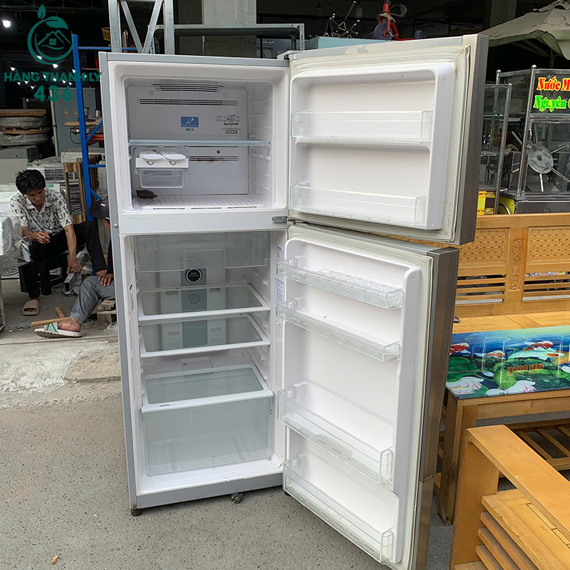 Tủ Lạnh Hitachi Cũ 260 Lít Màu Bạc 11 tu lanh cu 2 mau bac sang trong 5 1