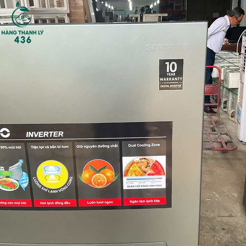 Tủ Lạnh Samsung Inverter Cũ RT20HAR8DDX 2 Cánh 208L tu-lanh-samsung-inverter-cu-rt20har8ddx-2-canh-208l-6 Tủ Lạnh Samsung Inverter Cũ RT20HAR8DDX 2 Cánh 208L
