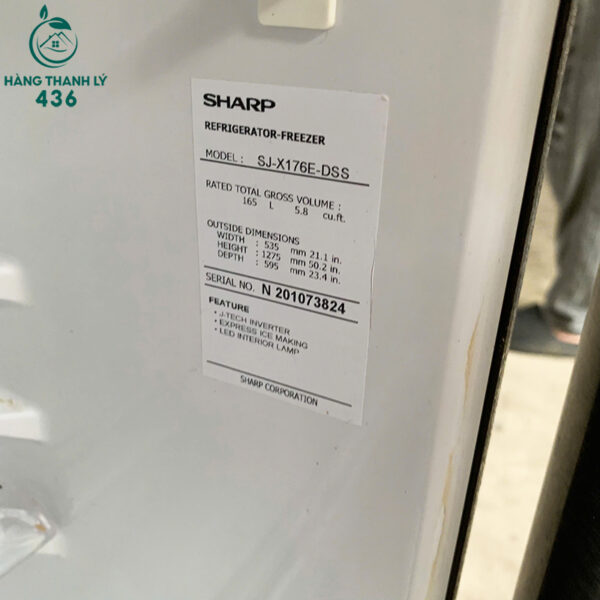 tu lanh sharp 2 cua cu dung tich 165l 1 1