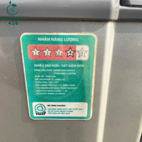 Tủ Lạnh Sharp 2 Cửa Cũ Dung Tích 165L