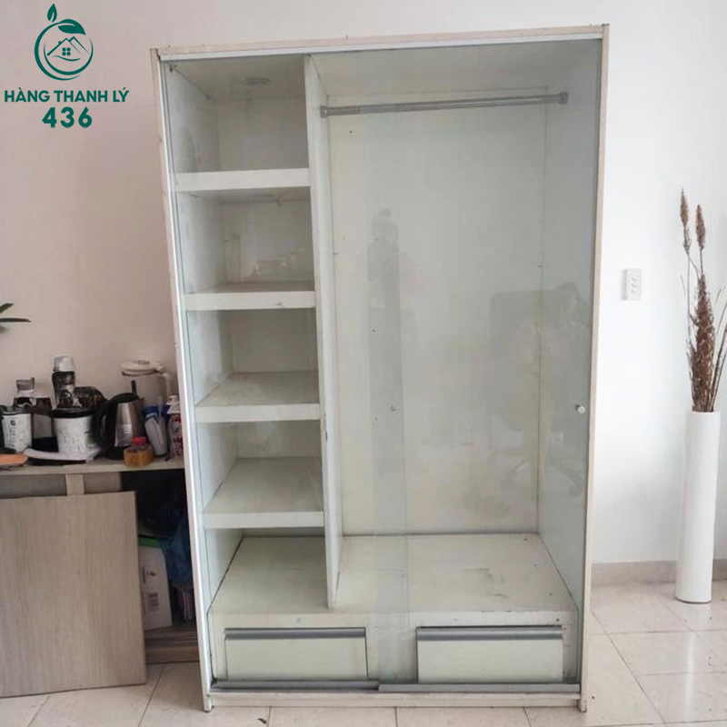 Tủ Quần Áo Cũ 1M2X2MX55CM Gỗ Màu Trắng tu-quan-ao-cu-1m2x2mx55cm-go-mau-trang-2 Tủ Quần Áo Cũ 1M2X2MX55CM Gỗ Màu Trắng