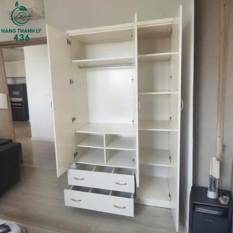 Tủ Quần Áo Cũ 1M2X2MX55CM Màu Trắng 3 Cánh tu-quan-ao-cu-1m2x2mx55cm-mau-trang-3-canh-1 Tủ Quần Áo Cũ 1M2X2MX55CM Màu Trắng 3 Cánh