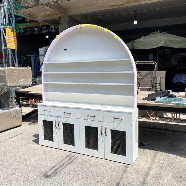 tu trung bay cu mau trang thiet ke nhieu ngan 1