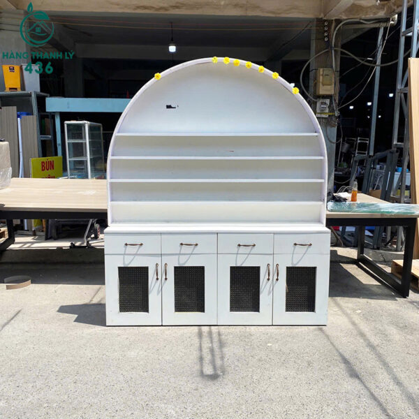 tu trung bay cu mau trang thiet ke nhieu ngan 3