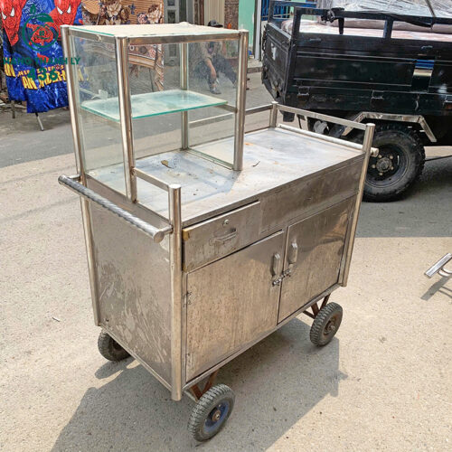 xe day ban bun rieu cu inox chac chan 2