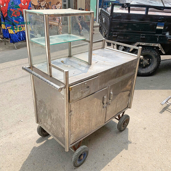 xe day ban bun rieu cu inox chac chan 2