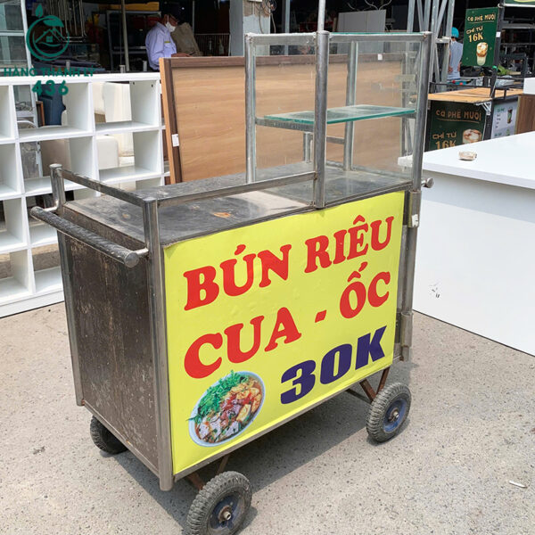 xe day ban bun rieu cu inox chac chan 4