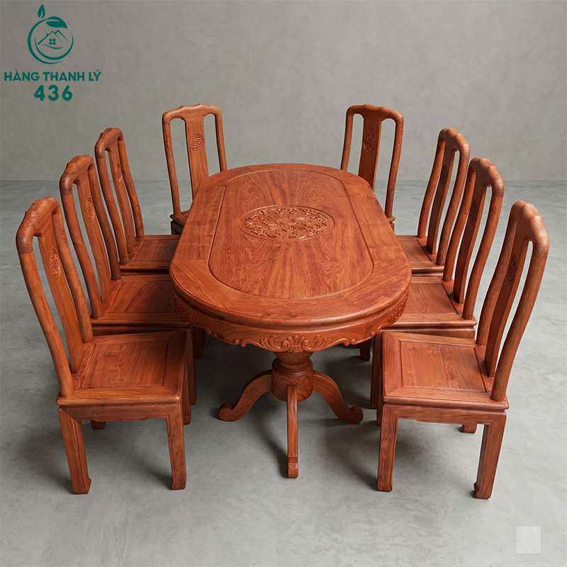 ban-an-ghe-phong-khach-go-huong Gỗ Hương Là Gì? Gỗ Hương Thuộc Nhóm Mấy Và Ứng Dụng Trong Nội Thất