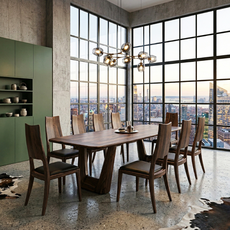 ban-an-lam-tu-go-oc-cho Gỗ Óc Chó Là Gì? Thuộc Nhóm Mấy Và Cách Ứng Dụng Vào Nội Thất