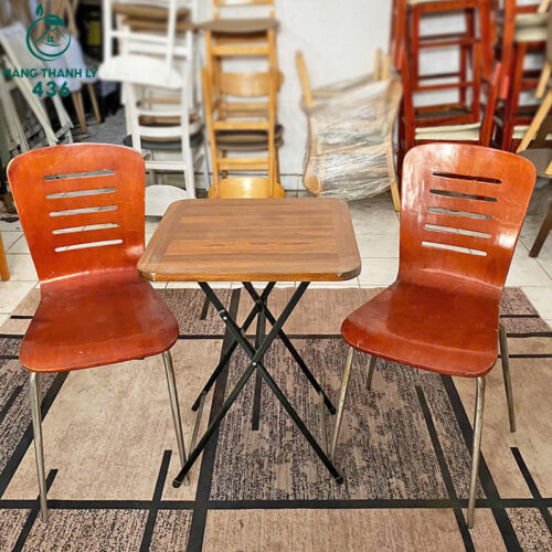 Bàn ghế cafe sắt cũ