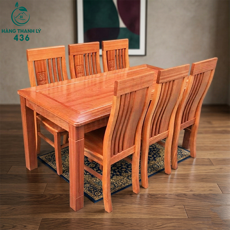 ban-ghe-go-xoan-dao-copy Gỗ Xoan Đào Là Gỗ Gì​ ? Đặc Điểm Và Ứng Dụng Trong Nội Thất