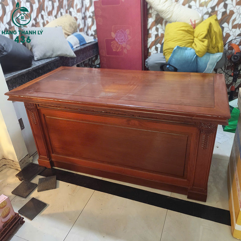 Bàn Giám Đốc Cũ 1M6X60CM Xoan Đào Thiết Kế Nhiều Ngăn ban-giam-doc-cu-1m6x60cm-xoan-dao-thiet-ke-nhieu-ngan-2 Bàn Giám Đốc Cũ 1M6X60CM Xoan Đào Thiết Kế Nhiều Ngăn