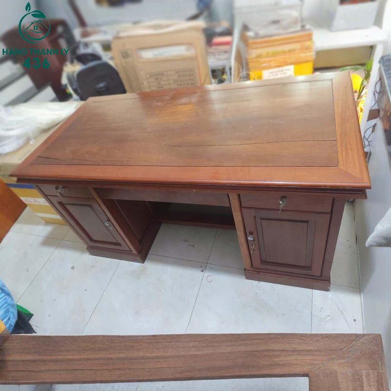 Bàn Giám Đốc Cũ 1M6X60CM Xoan Đào Thiết Kế Nhiều Ngăn ban-giam-doc-cu-1m6x60cm-xoan-dao-thiet-ke-nhieu-ngan-3 Bàn Giám Đốc Cũ 1M6X60CM Xoan Đào Thiết Kế Nhiều Ngăn