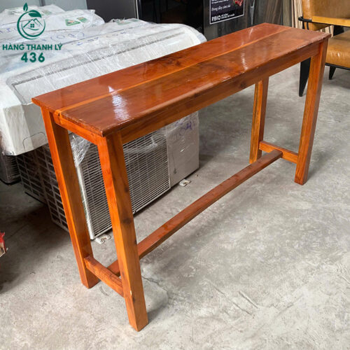 Bàn Học Sinh Cũ 1M2X35CMX75CM Màu Vân Gỗ 2 ban hoc sinh cu 1m2x35cmx75cm mau van go 2