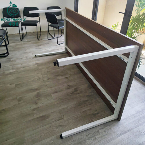 ban hop go cu 1mx2mx75cm mau nau van go 2