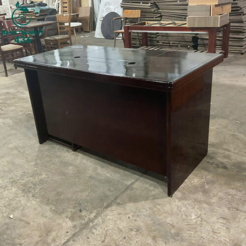 ban lam viec giam doc go mau nau cu 1m4x70cm 1