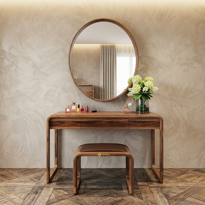 ban-trang-diem-lam-tu-bang-go-oc-cho Gỗ Óc Chó Là Gì? Thuộc Nhóm Mấy Và Cách Ứng Dụng Vào Nội Thất