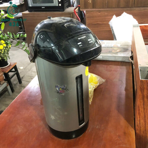 Bình Thủy Điện Sharp Màu Xám Bạc Cũ 4 binh thuy dien sharp mau xam bac cu 4