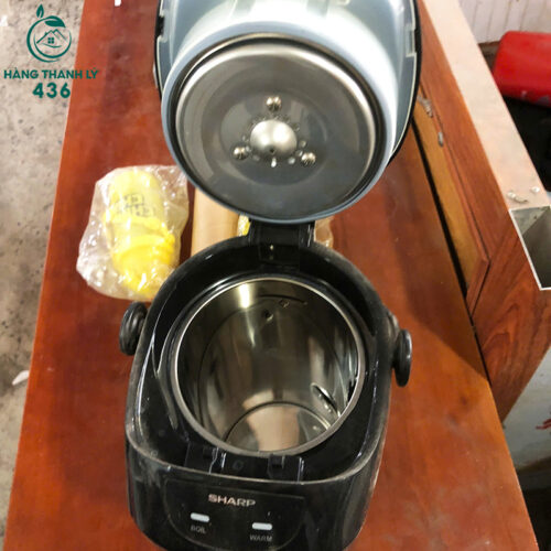 Bình Thủy Điện Sharp Màu Xám Bạc Cũ 2 binh thuy dien sharp mau xam bac cu 6