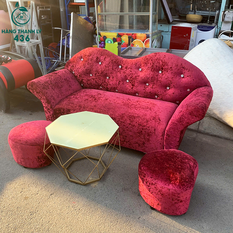 Bộ Sofa Băng Màu Hồng 1M8 Cũ Bọc Đệm bo-sofa-bang-mau-hong-cu-boc-dem-1 Bộ Sofa Băng Màu Hồng 1M8 Cũ Bọc Đệm