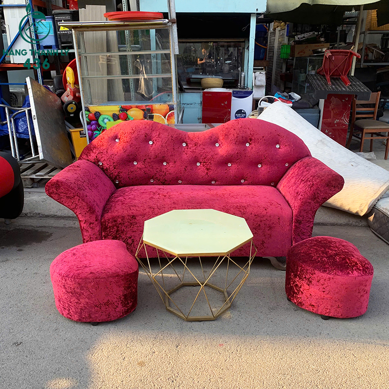 Bộ Sofa Băng Màu Hồng 1M8 Cũ Bọc Đệm bo-sofa-bang-mau-hong-cu-boc-dem-3 Bộ Sofa Băng Màu Hồng 1M8 Cũ Bọc Đệm