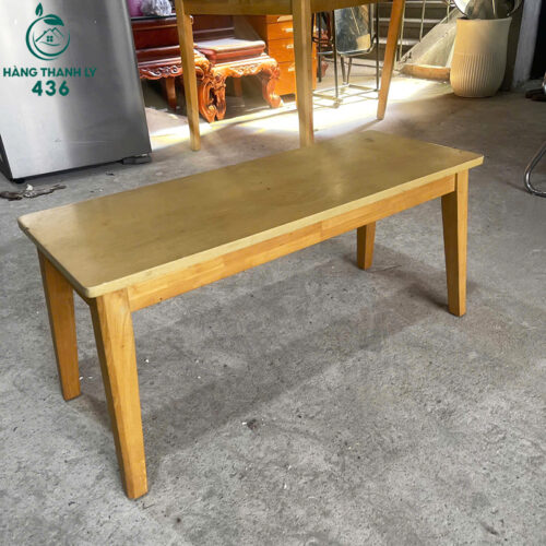 Ghế Gỗ Cũ Chân Cao Màu Vàng Sáng 2 ghe go cu chan cao mau vang sang 2